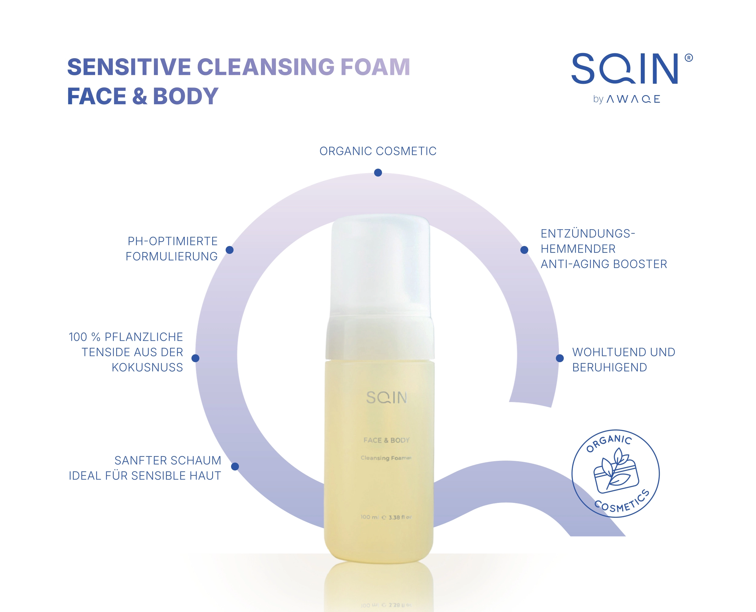 SQIN Cleansing for body and face by AWAQE