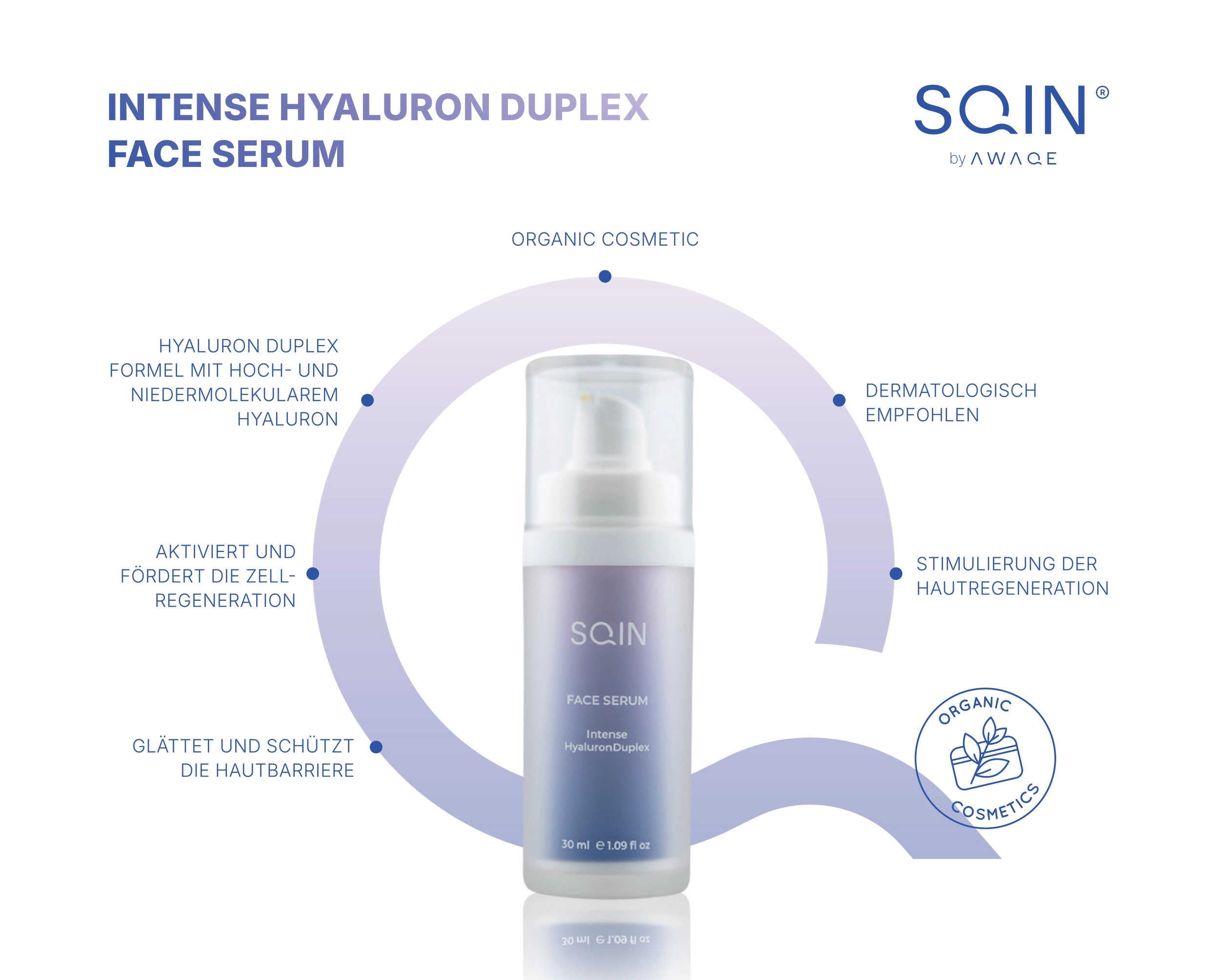 SQINSQIN Face Serum *Intense *HyaluronDuplex by AWAQE